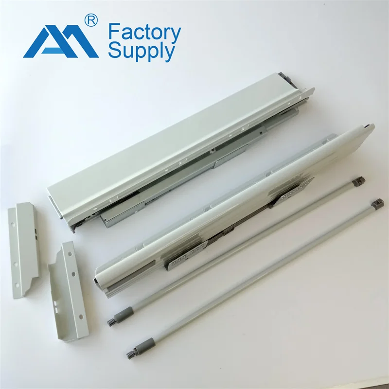 

furniture hardware under mount soft close tandem box drawer slide system