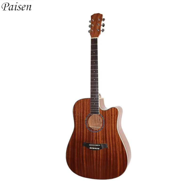 

Paisen  handmade classical guitar solid sapele wood high quality guitar acoustic guitar  beginners, Natrual or optional