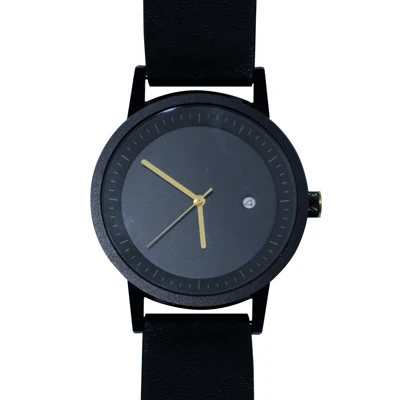 
New ready to ship men watches date China factory water resistant black retail 