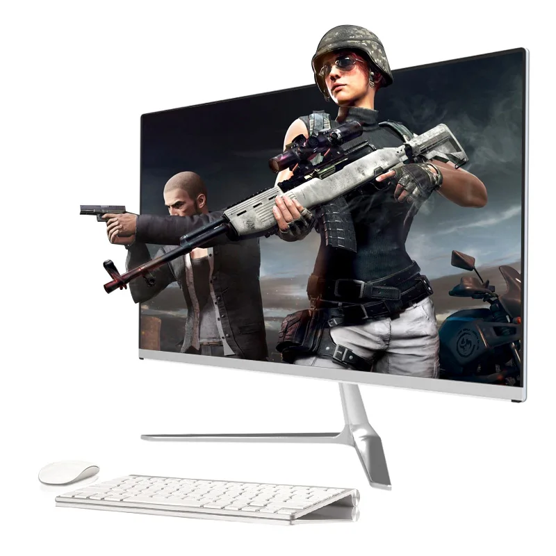 

all in one desktop computer  PC gaming all-in-one office home, White