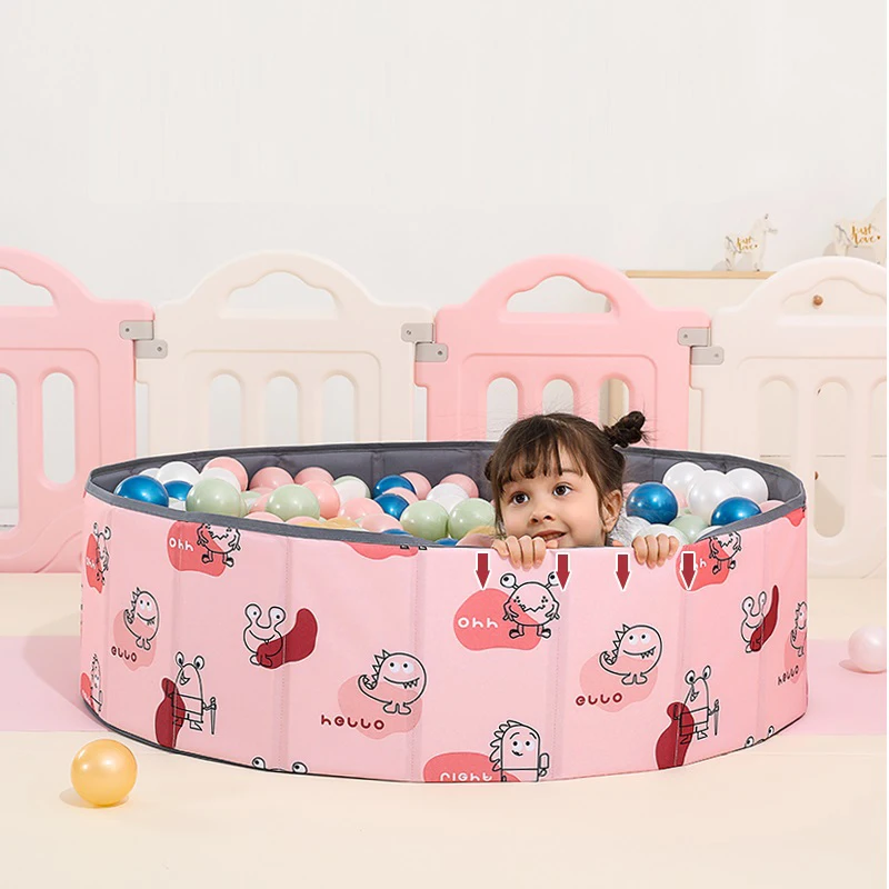 

Kids Ball Pool Dry Pool Baby Ball Pool Kids DIA 80CM, Blue, pink and green