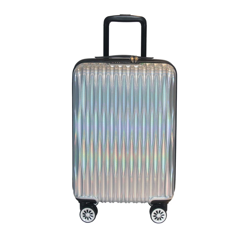 

2020 Fingerprint Smart Suitcase With TSA Lock for Charge USB Port 20 inch with Aluminum Trolley Luggage, Customized colors