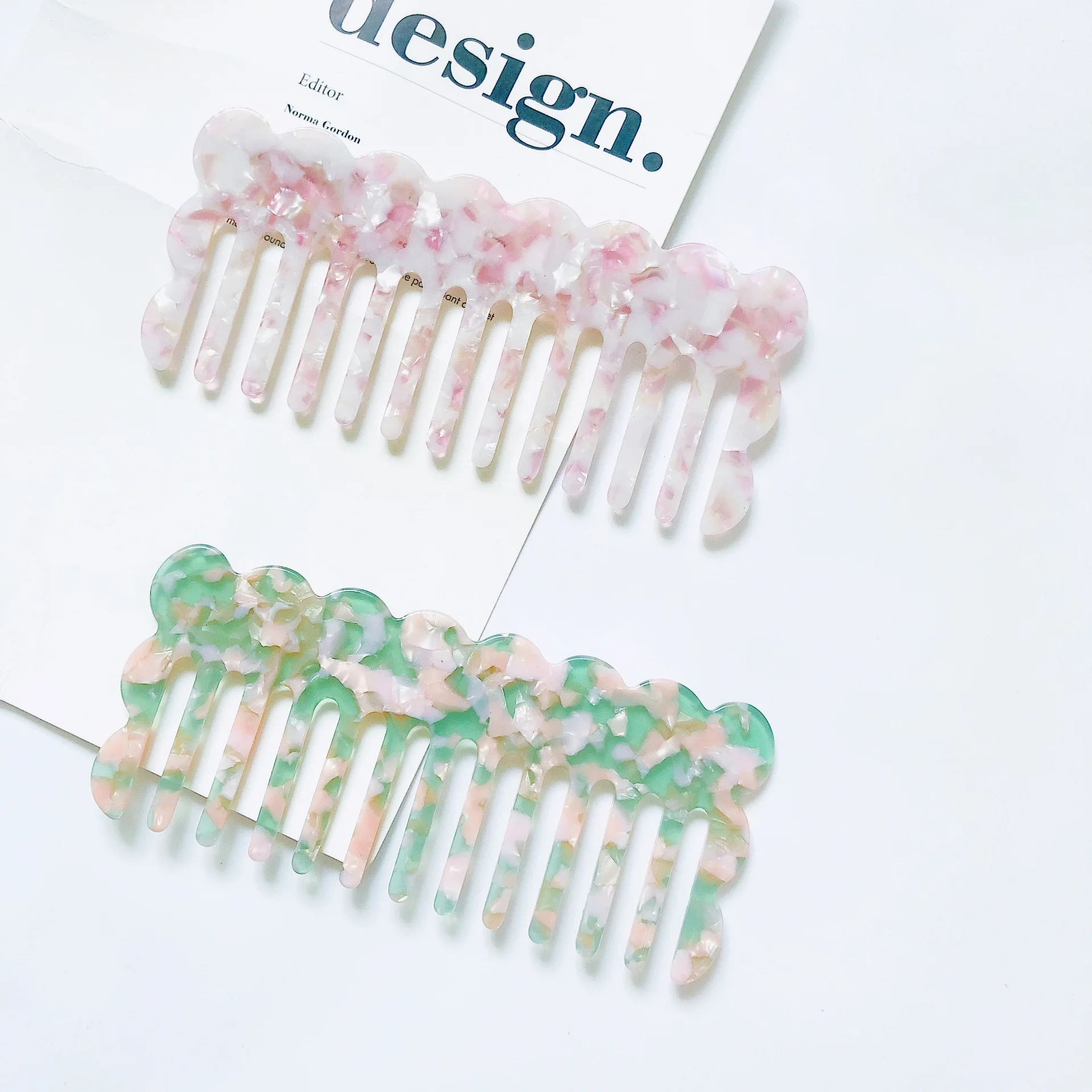 

Private logo fashion salon hair comb, handmade acid material cellulose acetate comb hair comb,manufacturers acetate hair comb, As photos