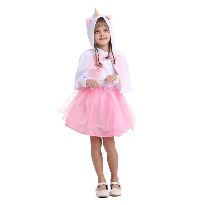 

Wholesale mascot costumes carnival cosplay animal unicorn costume for kids Princess Unicorn Party Dress Girls, As picture