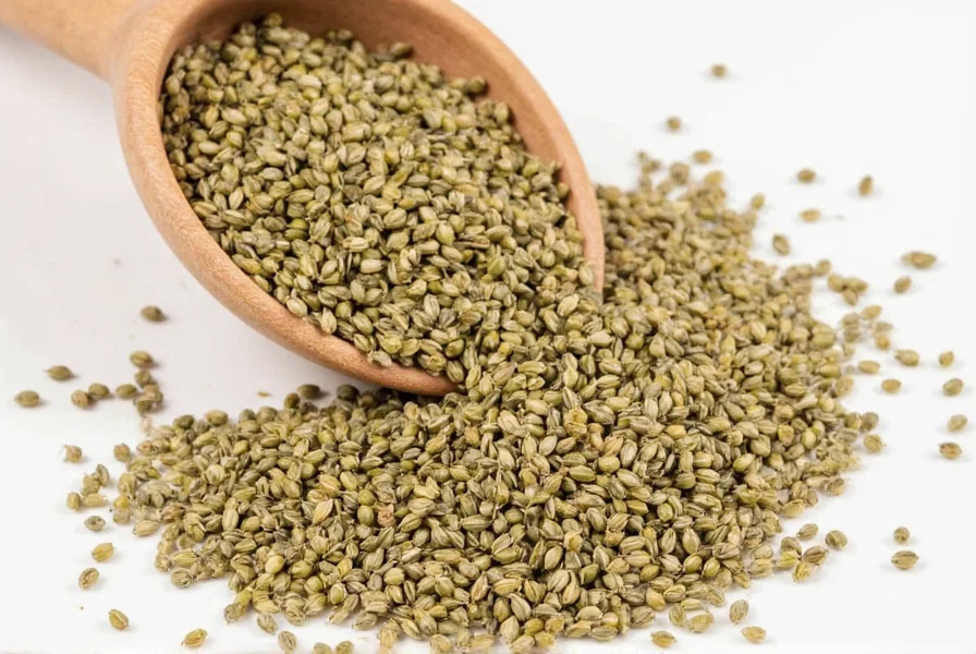 Various spice alternatives arranged for fennel seed substitution