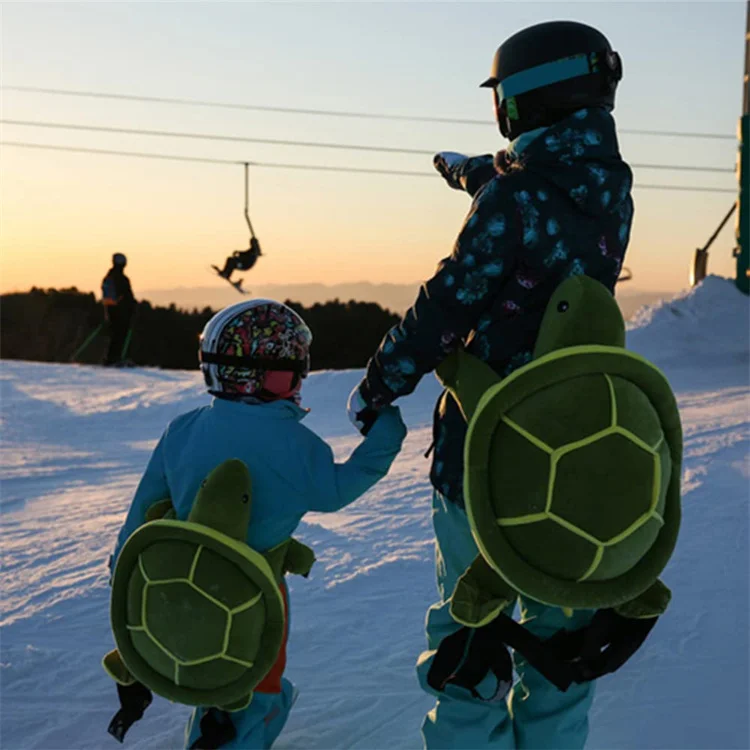 

Cute Cushions Ski Turtle Protection Protective Gears Mat Hip Ice Pad Peach Town Toy Plush+100% PP Cotton Filled 1pcs 4 Colors