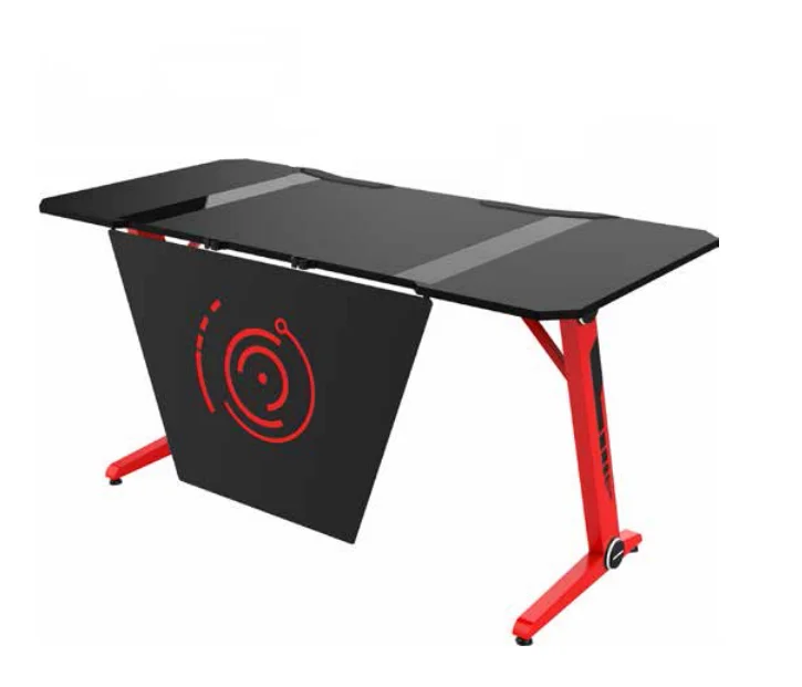 
Orizeal Blue LED Light Gaming Computer Desk For Internet Cafe 