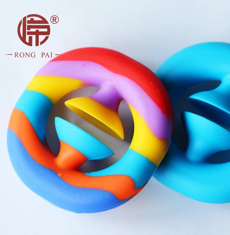 

Silicone Grip Strength Ring with Sound Dilicon Silicone O Shape Strength Training Hand Grip Ring, Customer's request