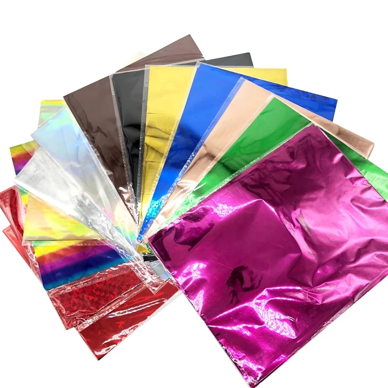 Hot Selling Rose Gold Toner Reactive Hot Stamping Foil PET Laminator for Heidi Swapp Craft Cards Engraving Sheet Laser Foil