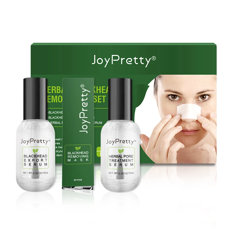 

Joypretty Best Effect Pore Cleaner 1 Set Green Herbal Blackhead Removal Nose Mask