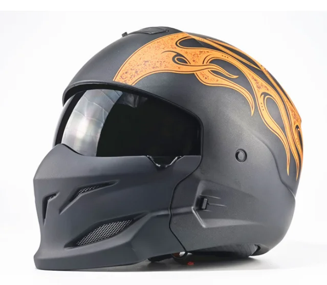

Removable motorcycle helmet ABS material motorcycle helmet adult off-road motorcycle helmet, 5 colors