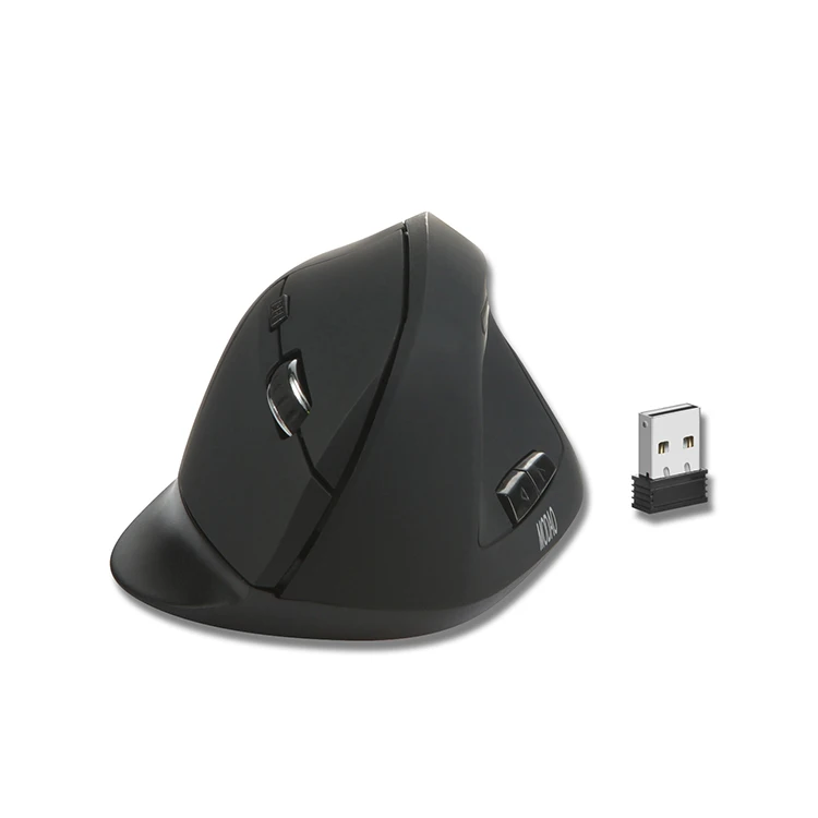 

2.4G advanced ergonomic design vertical wireless mouse reduces muscle strain