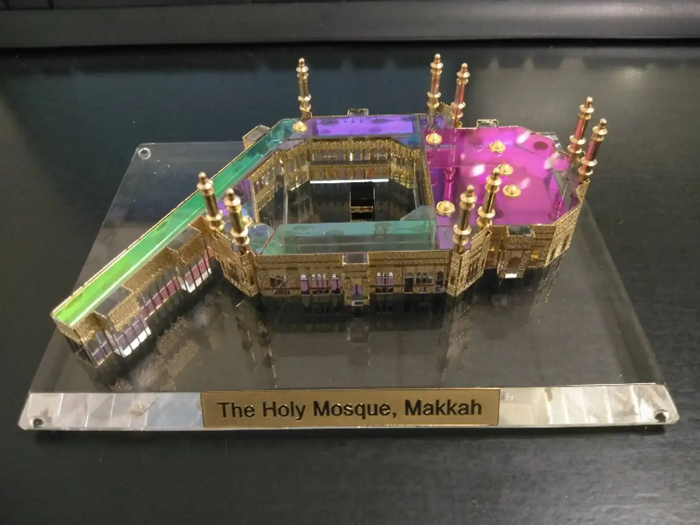 Wholesale Islamic Holy Mosque Crystal Makkah Model Souvenir