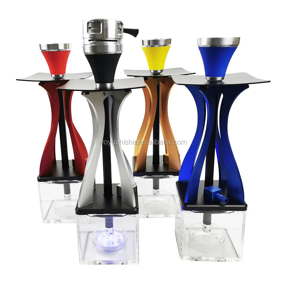 

Woyu factory hookah tobacco good price shisha adalya holder shisha head glass shisha hubbly bubbly hookah for bar, Red black/blue black/gold black/gold/blue/black/red