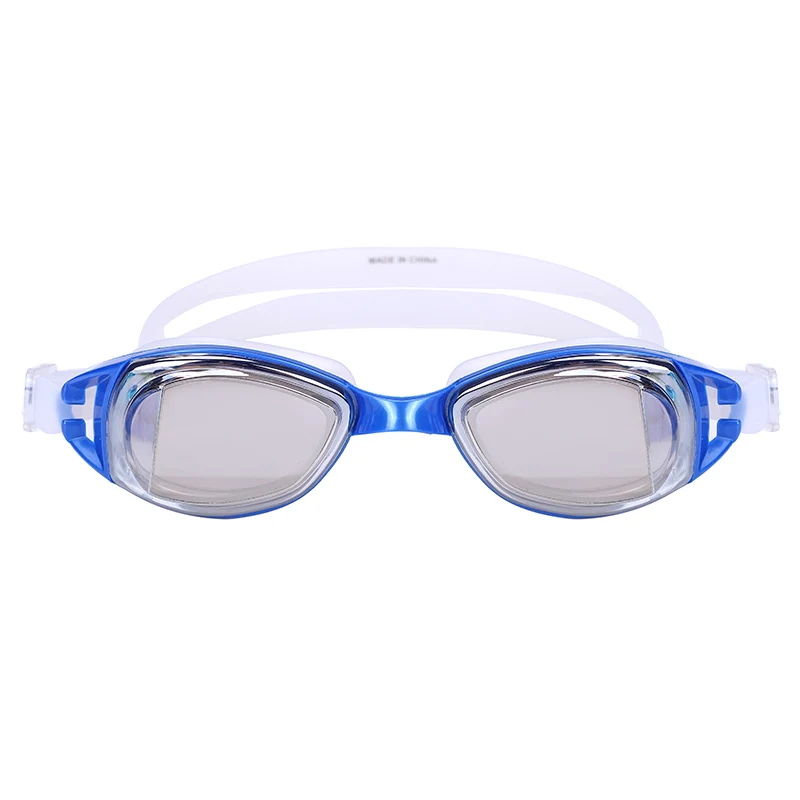 

Junior myopia polarized sexy anti-uv silicone mirror coated swimming goggles, Black, black, etc or customized