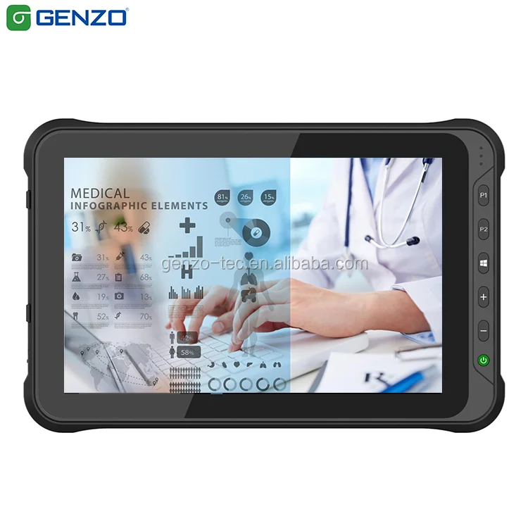 

10 inch High brightness 1000 nits Rugged Tablet PC WINDOWS with UHF fingerprint And Barcode Scanner