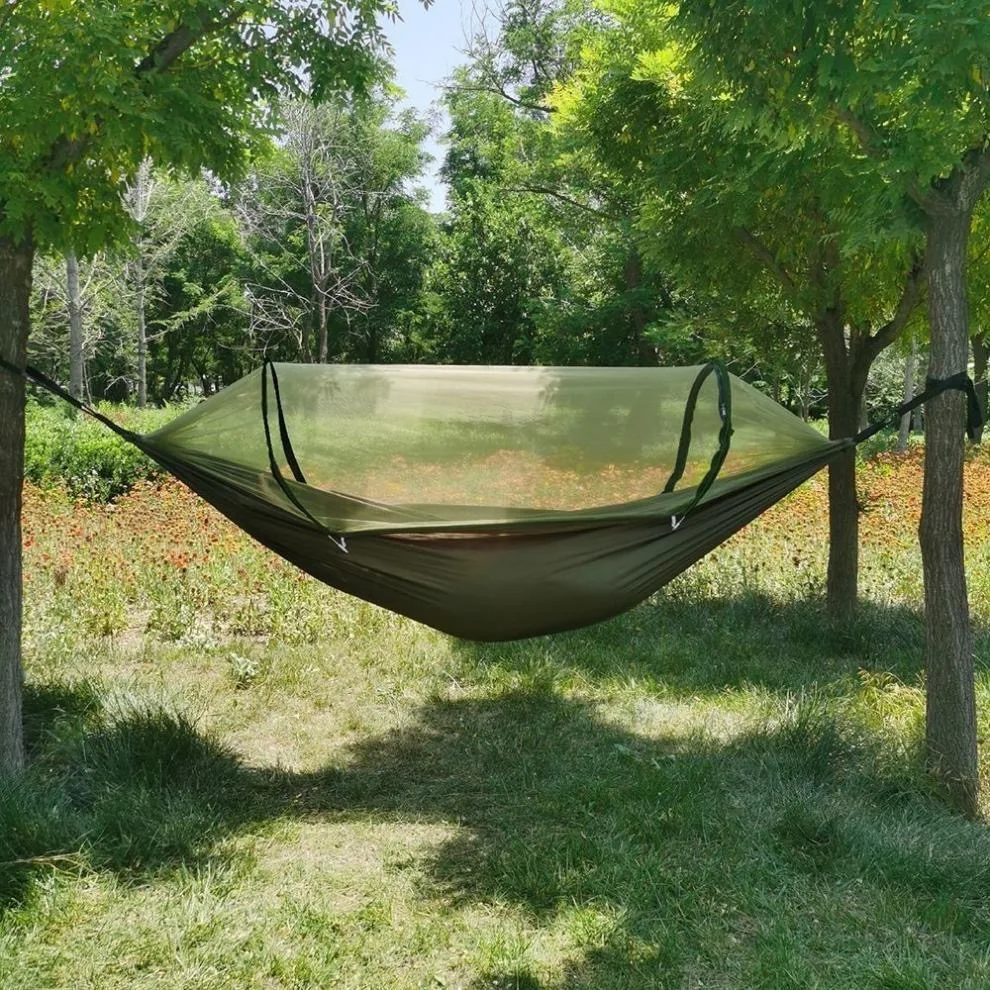 

High quality 2 person camping double outdoors hammock bed, As photo