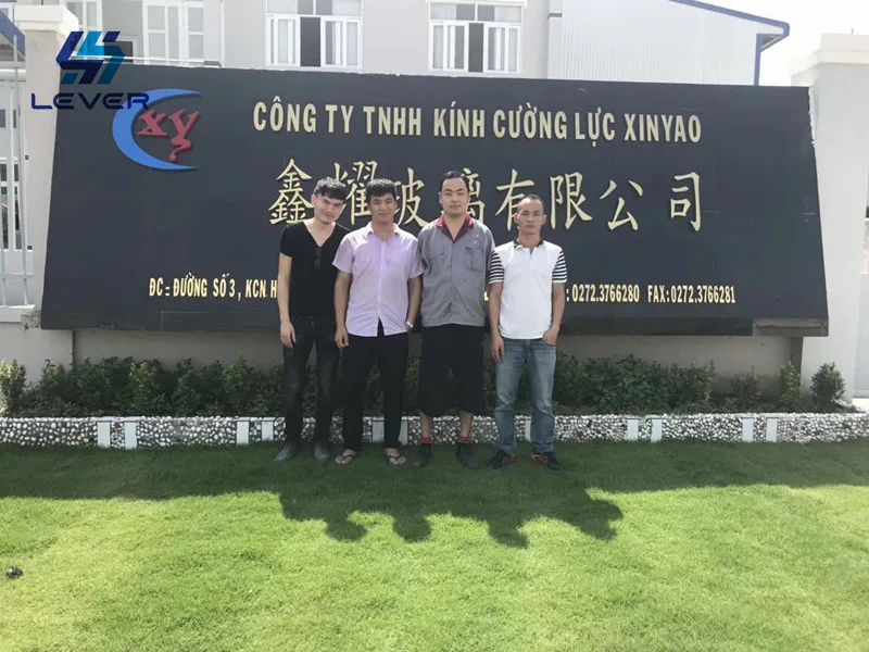 glass tempering plant layout