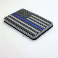 

BLUE LIVES MATTER American Flag Thin Blue Line Patch