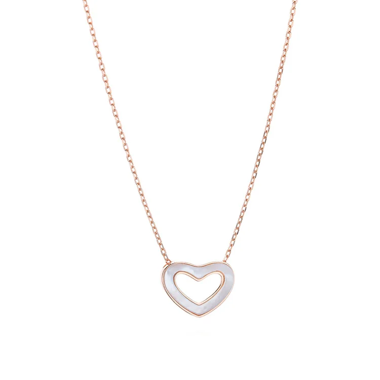 

New design chain heart fashion jewelry luxury necklace