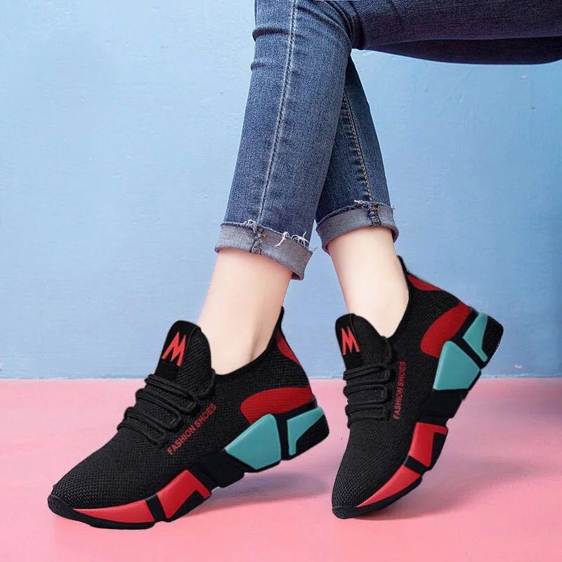

Woman Cheap Breathable Shoes Sweat Absorption Walking Sports Shoes Women's Fashion Wear-Resistant Sneakers Casual Shoes