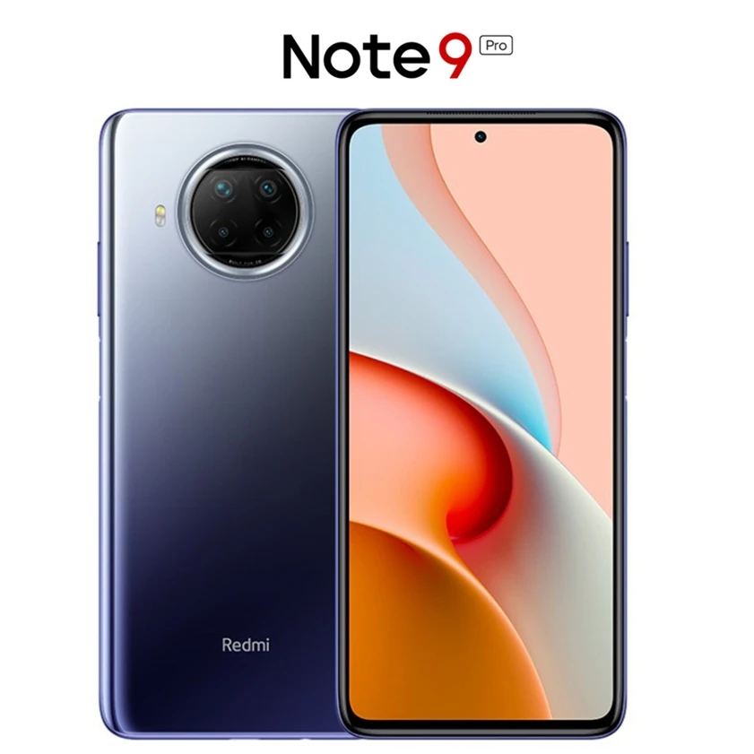 

Xiaomi Redmi Note 9 Pro 5G 8GB 128GB 64MP Camera 5260mAh 6.67 inch MIUI 12 MI cellular Mobile phone Not Support Google Play