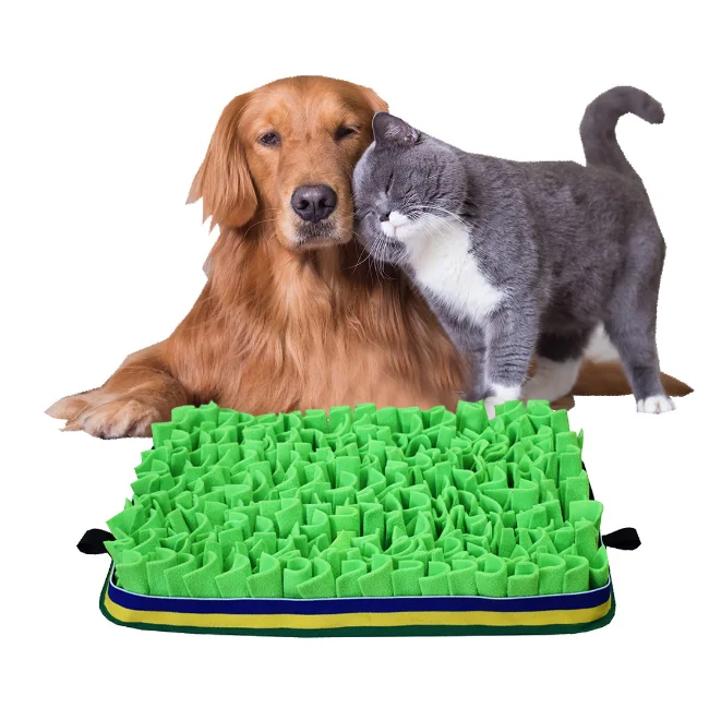 

2019 Gray Snuffle Feeding Mat Dog Slow Feeding Fun Smell Training Mat, Customized color