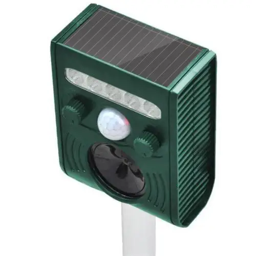 

Solar Light Pest Repellent for gardens, Animal repeller ultrasonic solar powered waterproof mole pest repeller