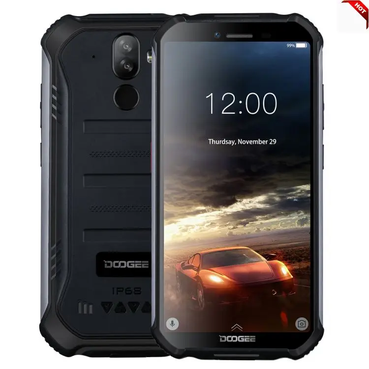 

DOOGEE S40 Lite Rugged Phone 2GB+16GB 4650mAh 5.5 inch Android 9.0 Quad Core IP68/IP69K Waterproof mobile phone