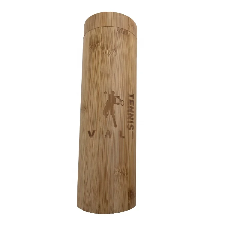 

Eco- Friendly Private Label Sport Tennis Packaging Bamboo Tube Container Packaging, Bamboo natural