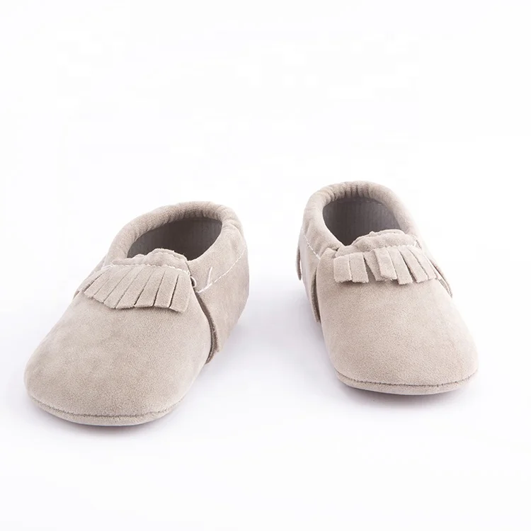 
Candy color soft PU Leather fringe suede Baby Moccasins First Walkers tassel toddler shoes 