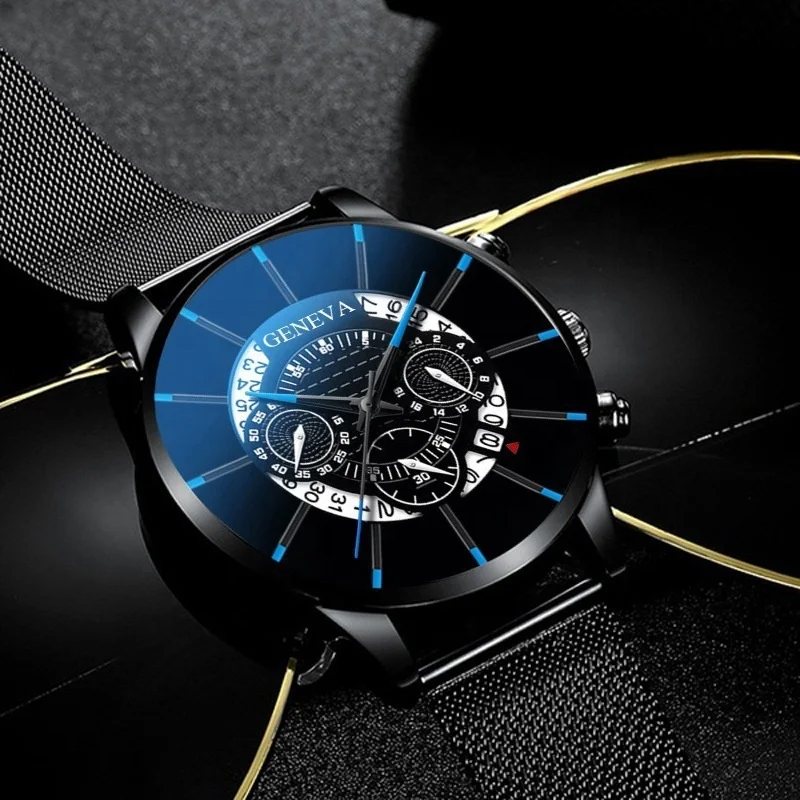 

Cheap Chinese Wholesale Watches Chronograph Quartz Stainless Steel Sport Geneva Men Watch Relojes Geneva