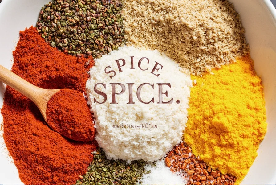 Healthy spices on a wellness shelf