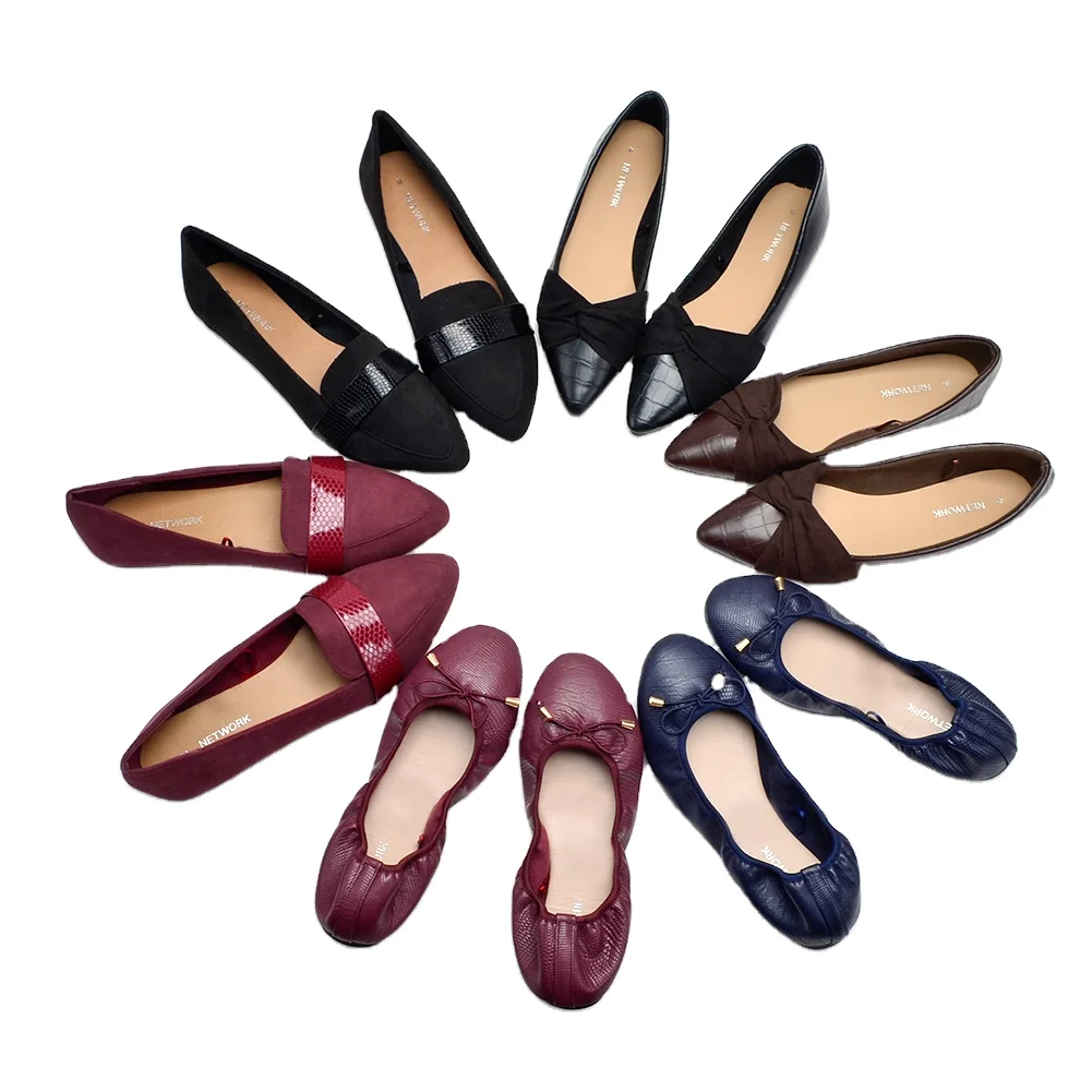 

RTS cheap price women's comfortable flat shoes elastic pumps, 7 colors