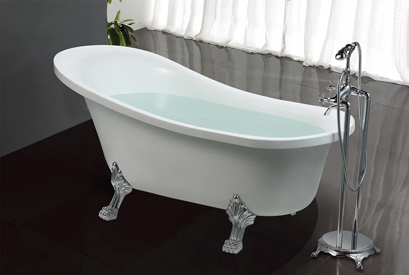 Freestanding Used Soaking Bathtub With Feet / Harga Bathtub Buy