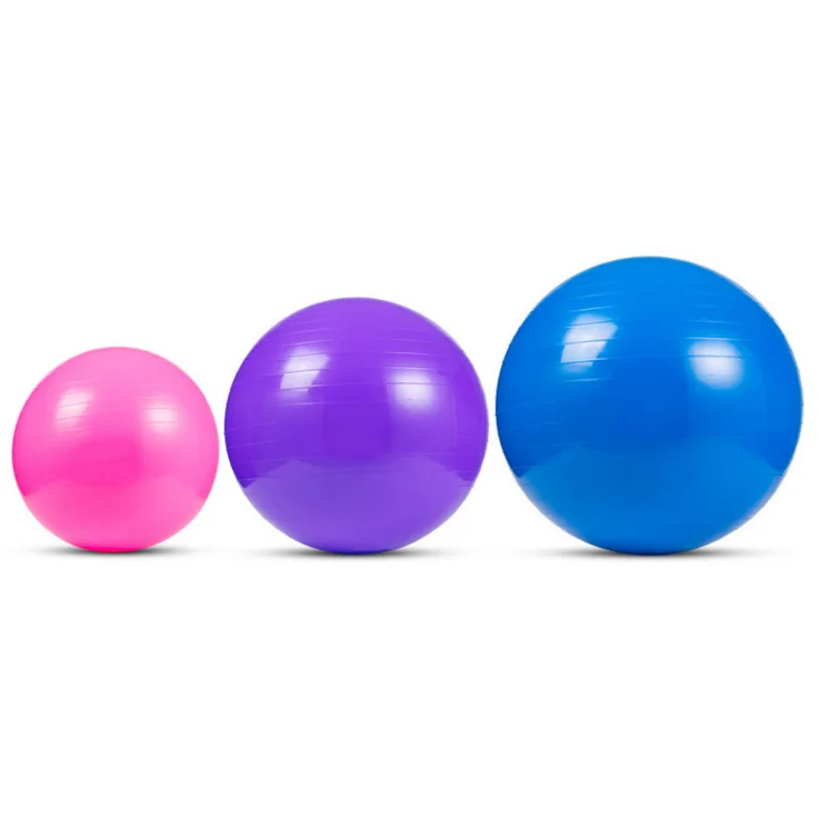 

Amazon hot sale Small Yoga ball Mini Pilates Anti Burst PVC Custom Gymnastics Yoga Massage Ball