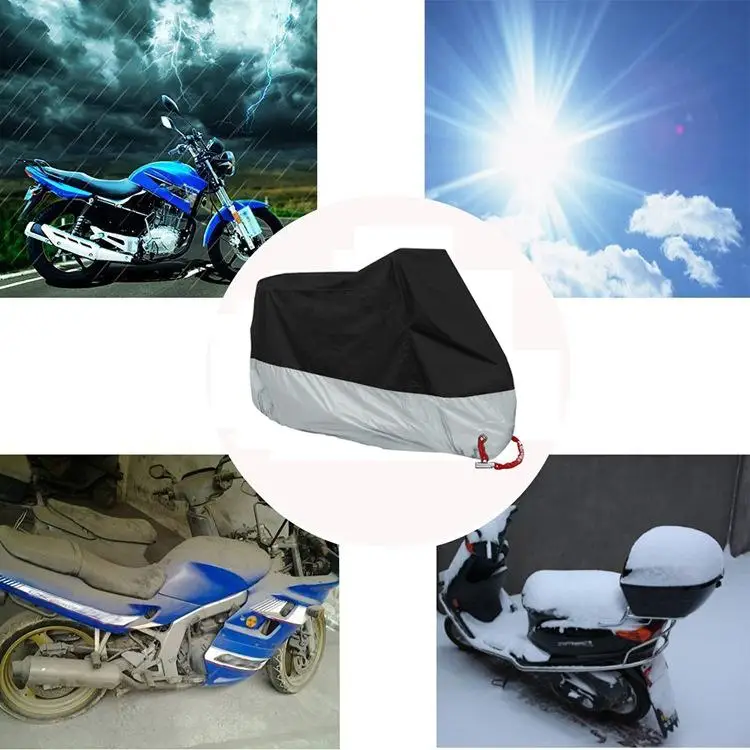 
Motorcycle Waterproof Cover Protector Case Cover Rain Protection Breathable Red+Black Color XL~4XL 