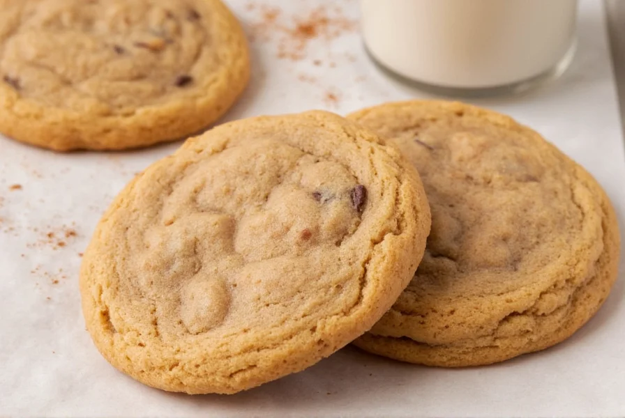 Hands rolling cookie dough balls in cinnamon sugar mixture on wooden cutting board