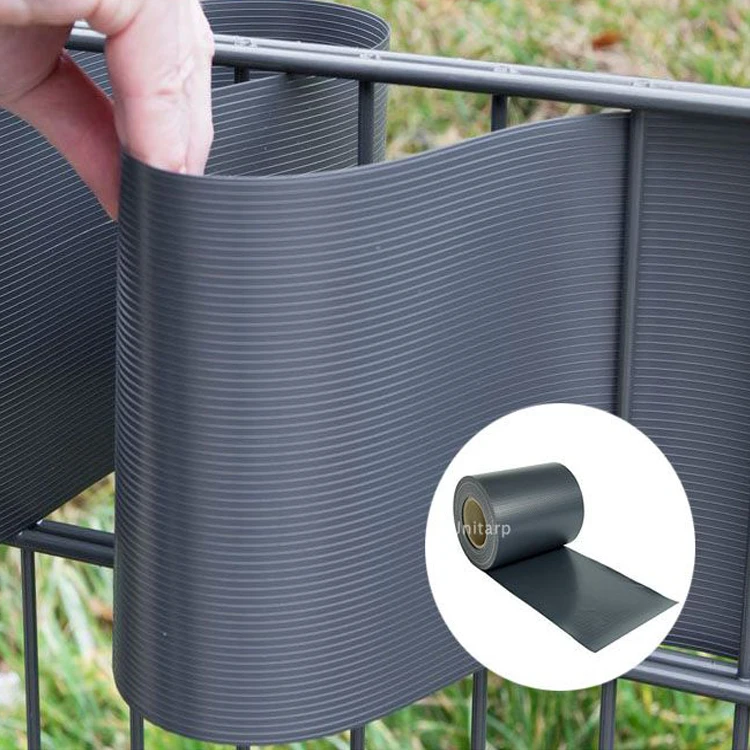 High Quality Pvc Tarpaulin Strip Screen Pvc Zaun Sichtschutzstreifen