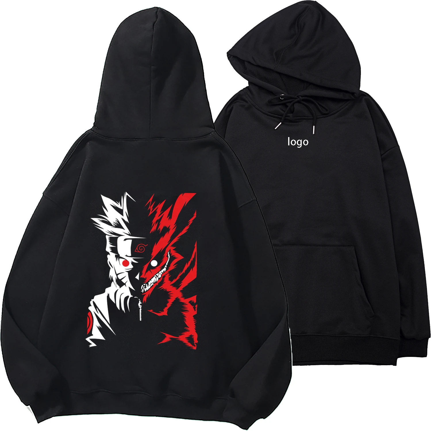 

High quality Naruto Uchiha Fashion Street Hooded Sweater Long Sleeve Shirt