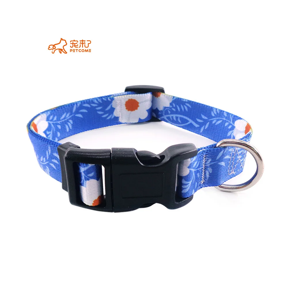 

PETCOME AliExpress Best Selling Personalized Adjustable Lightweight Boho Dog Collar, 10 colors