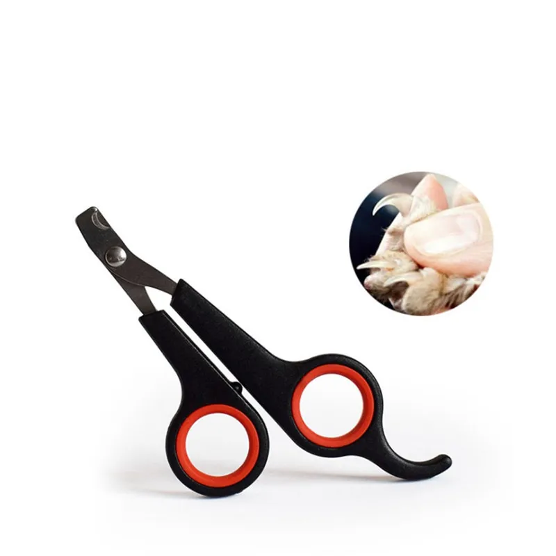 

Stainless steel pet nail clipper dogs cats nail scissors trimmer pet grooming supplies for pets health