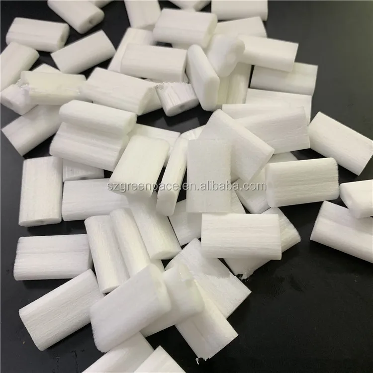 

2019 China Factory wholesale Organic cotton Fiber cotton for vape pods Customize size vape cotton wick for disposable pen, White