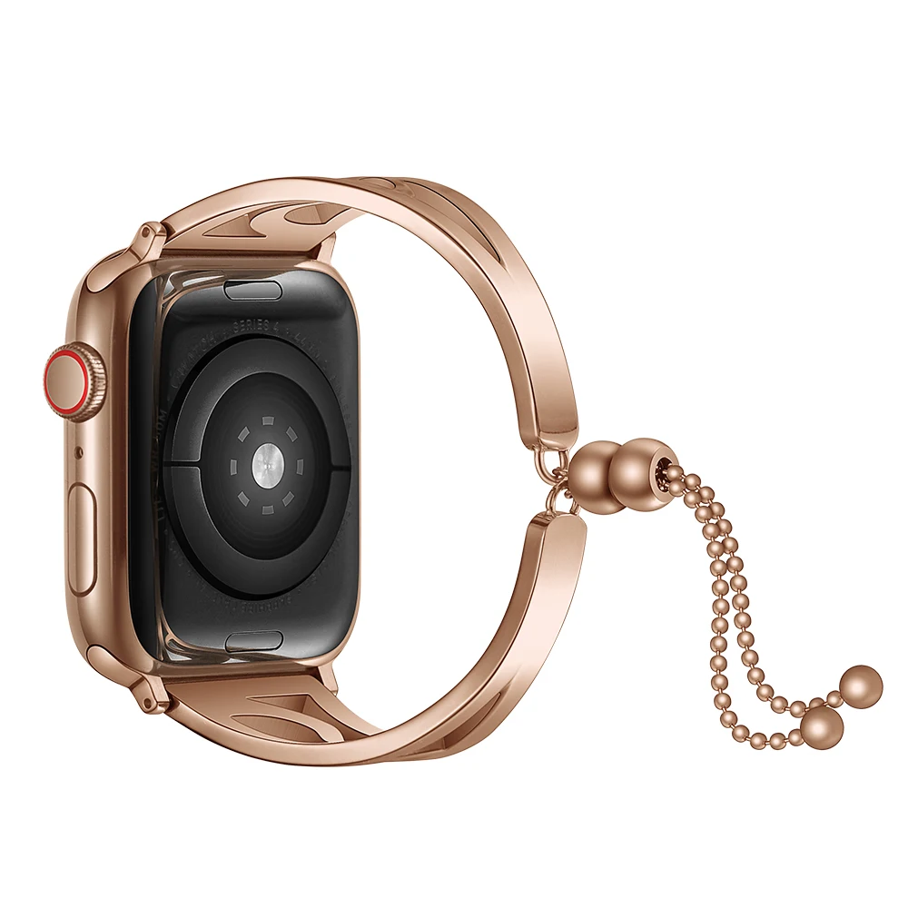 

Fashionable Lady for Apple watch band Metal S-Strap for iwatch band 38mm, Silver black gold rose gold