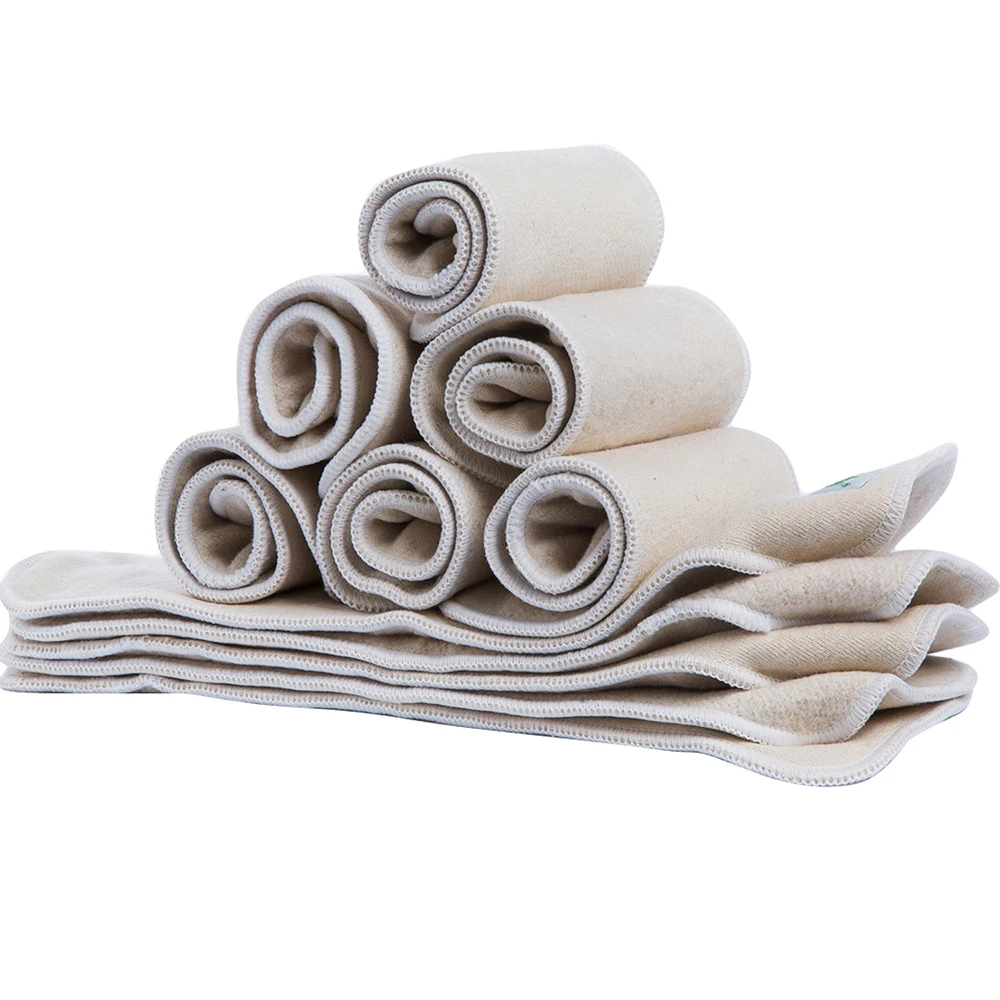 

Custom Cloth Nappies Insert Organic Reusable Washable Hemp Diaper Inserts