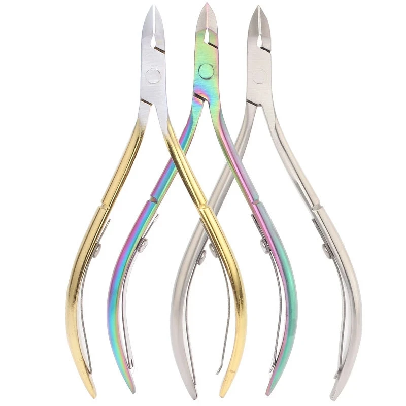 

Nail Clipper Finger Toenail Trimmer Dead Skin Scissors Cuticle Remover Cutter Plier Manicure Tool Stainless Steel Cuticle Nipper, Any color is allowed
