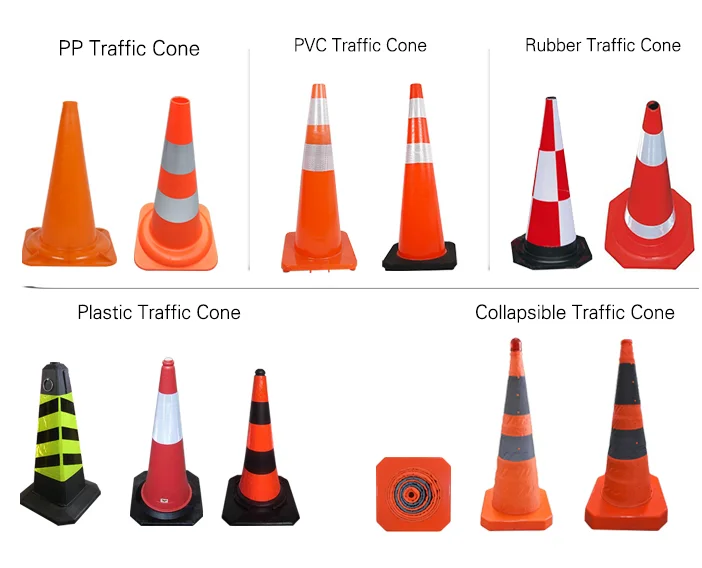 700mm Highways Flexible Pvc Traffic Cone Reflective Safety Cones For ...