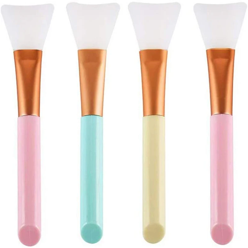 

Wholesale Low Moq Logo Silicone Face Mask Brush DIY Cosmetics Tools Applicator Silicon Facial Mask Clay Spatula Brush For Face