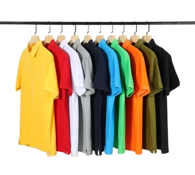 

2021 Wholesale cotton polo shirt custom Lapel T-shirt work clothes embroidery polo shirt summer women's t-shirts, 11 colors