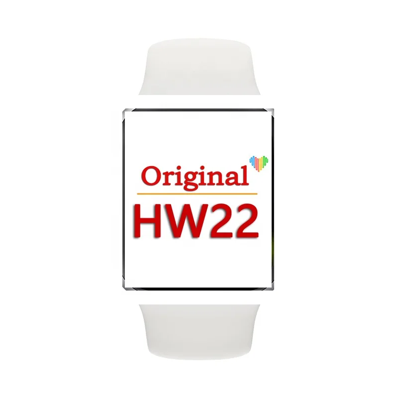 

2021 HW22 Smart Watch SERIES 6 44MM 1.75 inch smart split screen password B smartwatch hw22 for Android IOS hw12 hw16 hw21, Black, pink, white,blue,red